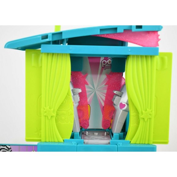 Polly Pocket Pop N Lock World Rockin' Magic Fashion Stage Playset Toy Only 2009 - Picture 9 of 10